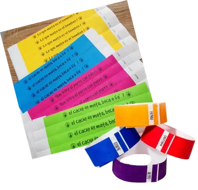 Manillas para eventos personalizadas