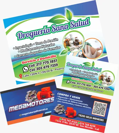 Tarjetas de presentación elegantes